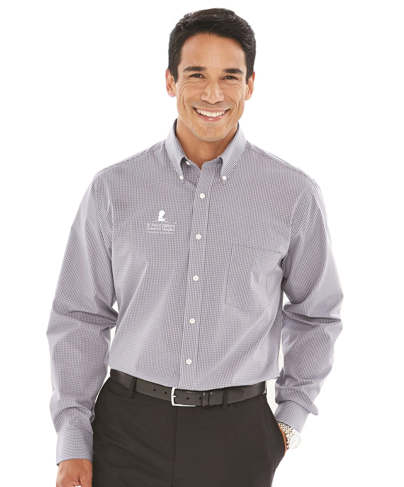 Men's Casual Button Down Dress Shirt - Grey